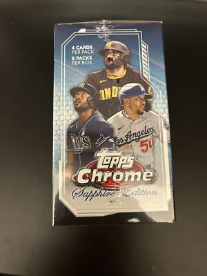 2021 Topps Chrome Baseball Sapphire Edition Hobby Box * IN HAND