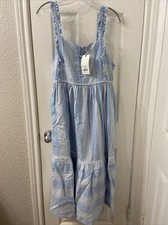 love shack fancy Ann Blue Dress Sz M (item 10.3)