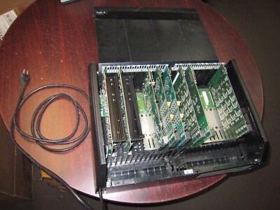 [Used] NEC DSX-160 Telephone System Cabinet w/ Power Supply, CPU, Station Cards