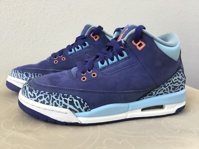 Nike Air Jordan 3 Retro (GS) 'Purple Dust' 441140-506 size 4.5y | eBay