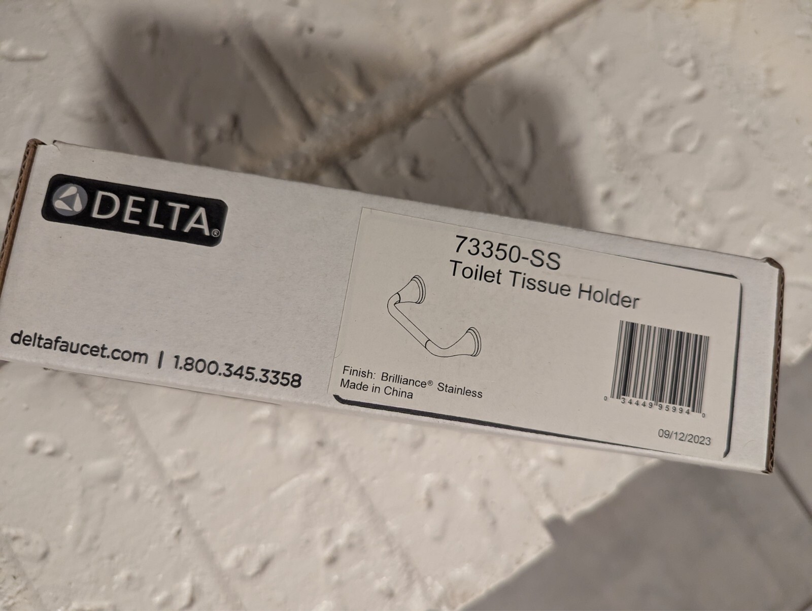 Delta 73350SS Kayra Toilet Tissue Holder Brilliance Stainless READ for