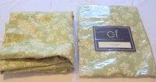 C F Enterprises Euro Sham 26 x 26 Sage Leaves Set of Two 1 New 1 Used