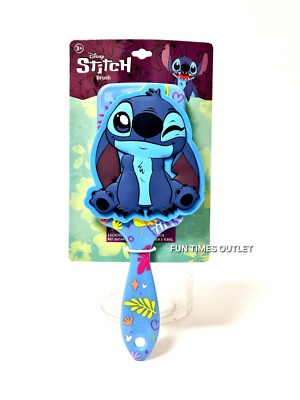 Disney 3D Lilo & Stitch Paddle Hair Brush Woman Girls Birthday Gift New 