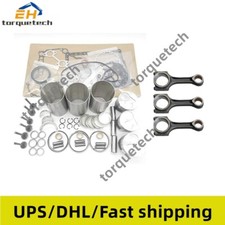 Rebuild Kit+3pcs Connecting Rod For Kubota D1463 Engine Tractor Kt250 Sta-30