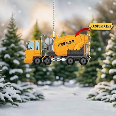 Personalized Construction Worker Christmas Ornament Personalized Ornament