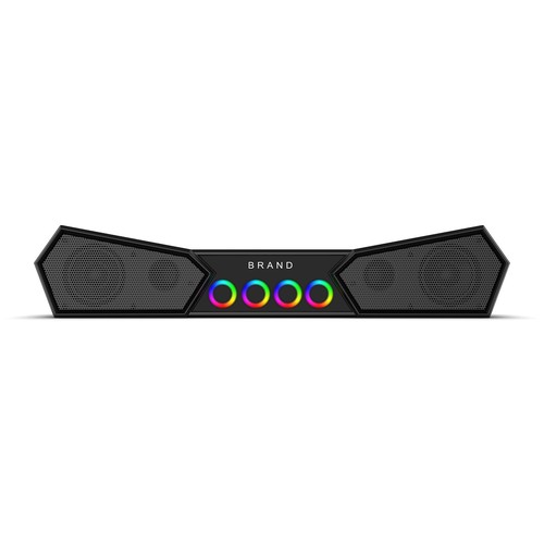 HS-BT357 Bluetooth Soundbar Speaker 25W Desktop Wireless Speaker for Tablets PC - Picture 14 of 14