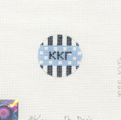 Kangaroo Paw Kappa Kappa Gamma for Key Fob Handpainted Needlepoint Canvas