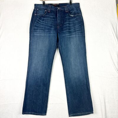 Hakeem Olajuwon DR34M Relaxed Straight Jeans 36x33 New USA Made Medium Vintage