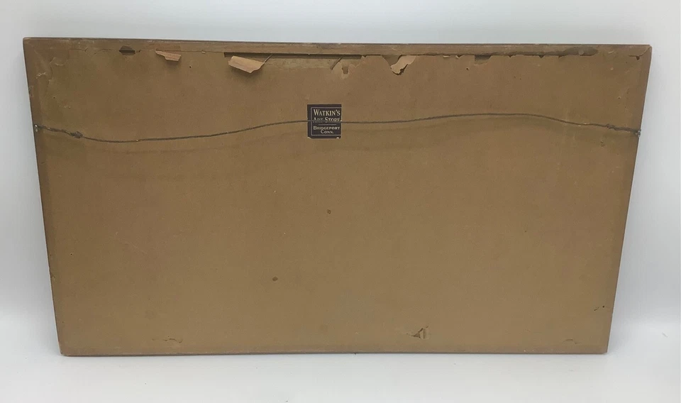 Vintage 1920’s 18x10” TRIPLE Double Matte Wood Frame-3 Girl 5x7” Photos - Image 4 of 4