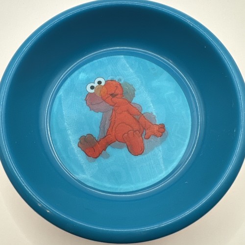 VTG Sesame Street Plastic Bowls Small Holographic 2012 Sesame Workshop Set Of 4 - Picture 5 of 13