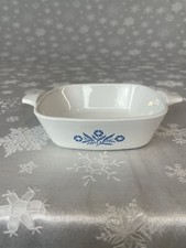 CORNING WARE Blue Cornflower Casserole Dish 1-3/4 Cup P-41-B Petite Pan