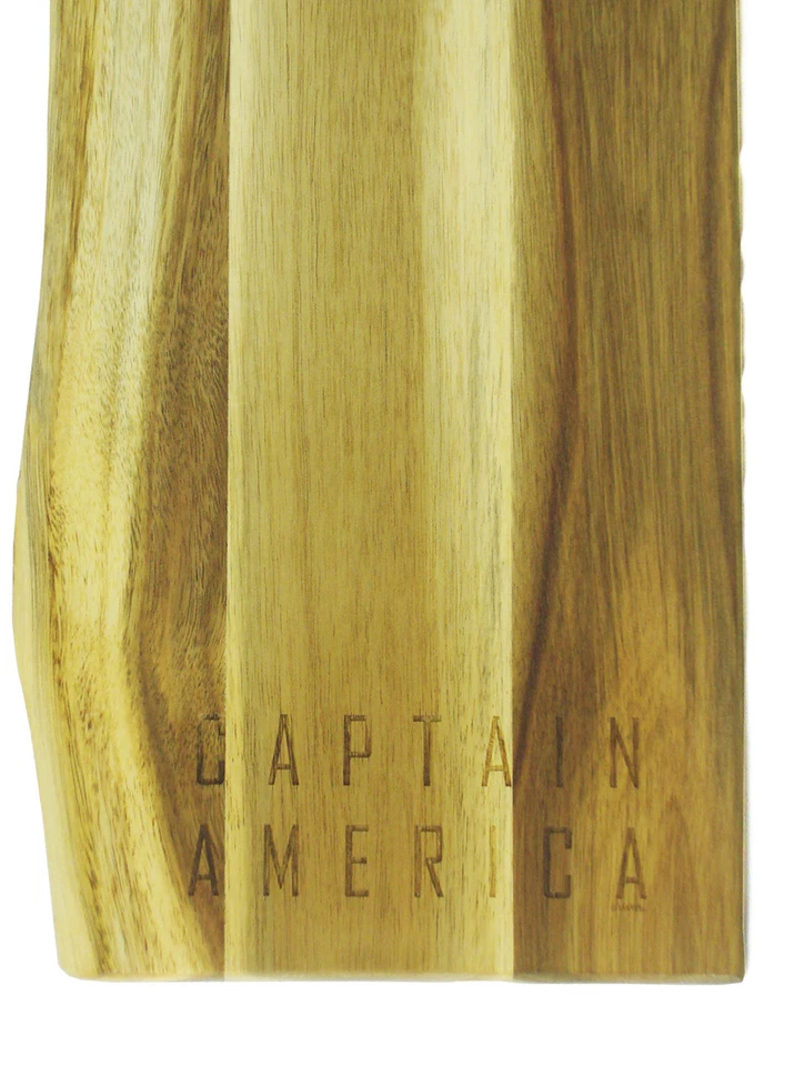 Picnic Time Captain America Artisan Acacia Serving Plank Tray Marvel Brand New - Image 4 of 4