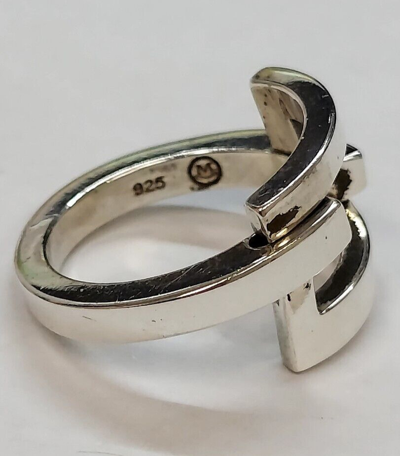 MOVADO STERLING SILVER RECTANGULAR GEOMETRIC RING… - image 4