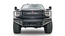 Fab Fours Black Steel Front Full Guard Bumper for 06-09 Dodge Ram DR06-S1160-1