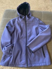 Everlast Women’s Waterproof Microfleece Lined Jacket With Hood Lg Cobalt Blue