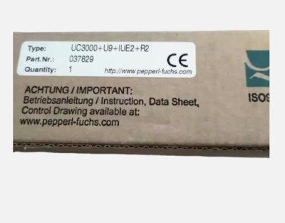 UC3000-U9-IUE2-R2 1PC Pepperl+Fuchs Ultrasonic Sensor UC3000U9IUE2R2