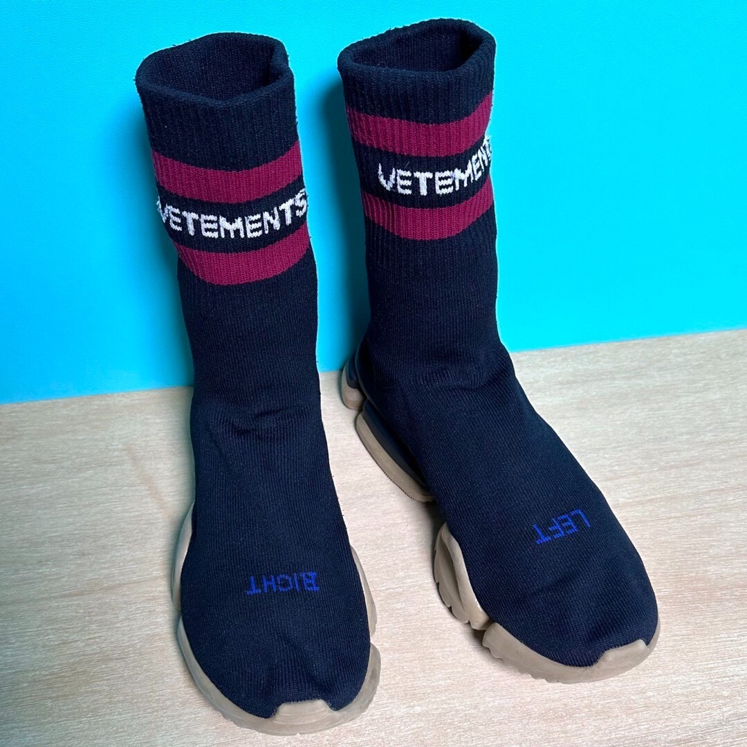 VETEMENTS × Reebok sock boots Sneakers Type DV4862 Black Men US10 Used - Main Image