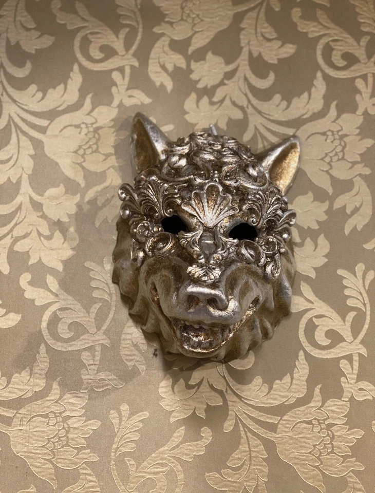 Handgemachte Venezianische Wolfsmaske NEU - Bild 3 von 3