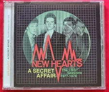 New Hearts ‎– A Secret Affair The CBS Sessions 1977-1978 CD rare OOP Ian Page