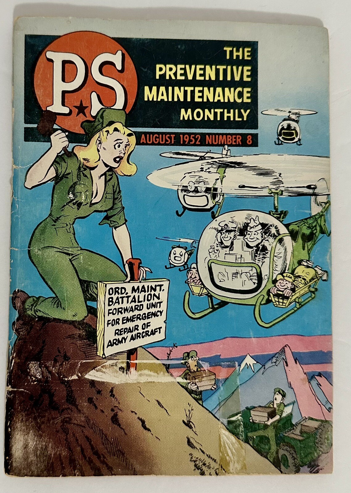 The Preventive Maintenance Monthly Army PS Magazine Issue 8 August 1952