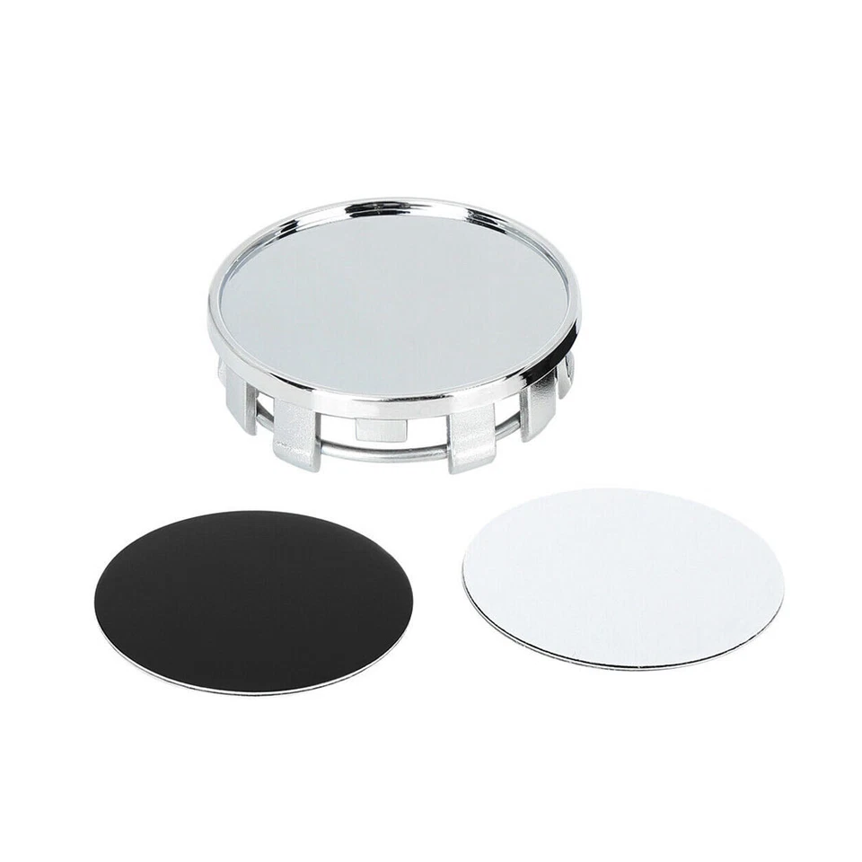 4PCS 54mm 9 Lugs Silver Car Wheel Tyre Center Hub Caps Cover Parts Accessories — 第 4/4 张图片