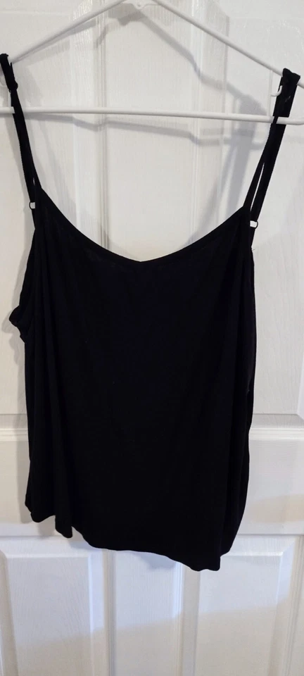 Blusa y camisola negra de fiesta/vacaciones Alfani para mujer de 2 piezas manga 3/4 talla 2XL Foto 4 de 4