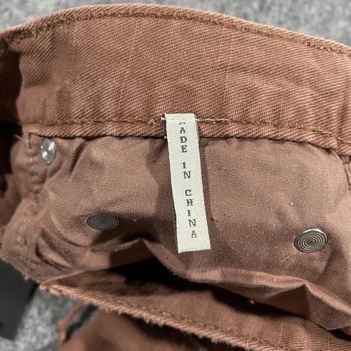 One Teaspoon Free People Frankies Cutoff Denim Shorts Womens 26 Brown Distressed - Picture 12 of 17