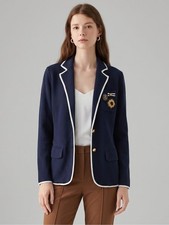 Lauren Ralph Lauren Sailor Preppy Navy Cotton...