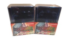 Verbatim Storage CD/DVD Large Size Transparent Cases Assorted Colors Two 10/Pack