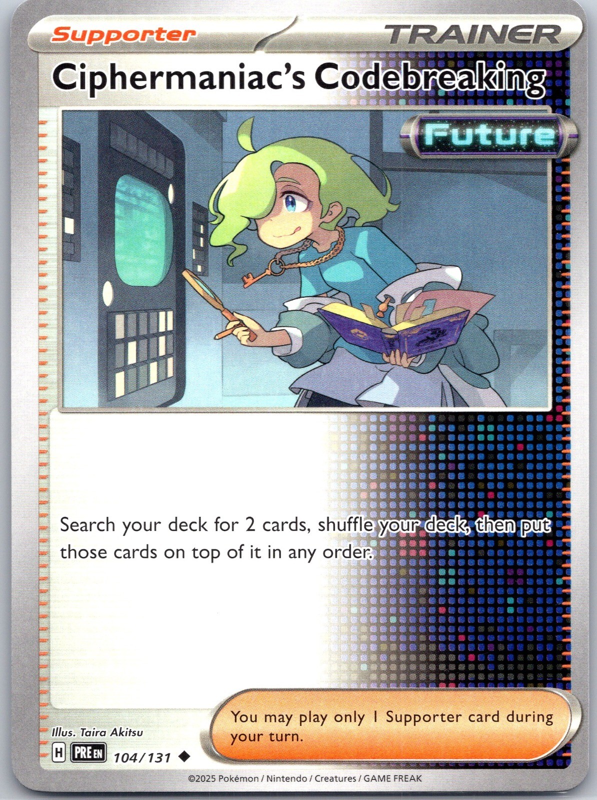 Ciphermaniac's Codebreaking SV: Prismatic Evolutions #104/131 NM