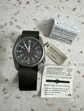 BERTUCCI 44mm Titanium Field Watch - A-4TS Super Yankee Solar 13906