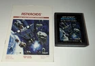 Asteroids (Atari 2600, 1981) w/ Manual Cleaned & Tested