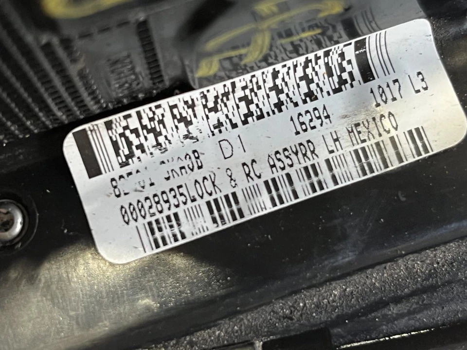 2016 2017 2018 2019 2020 NISSAN PATHFINDER LEFT REAR DOOR LATCH LOCK ACTUATOR - Image 4 of 4