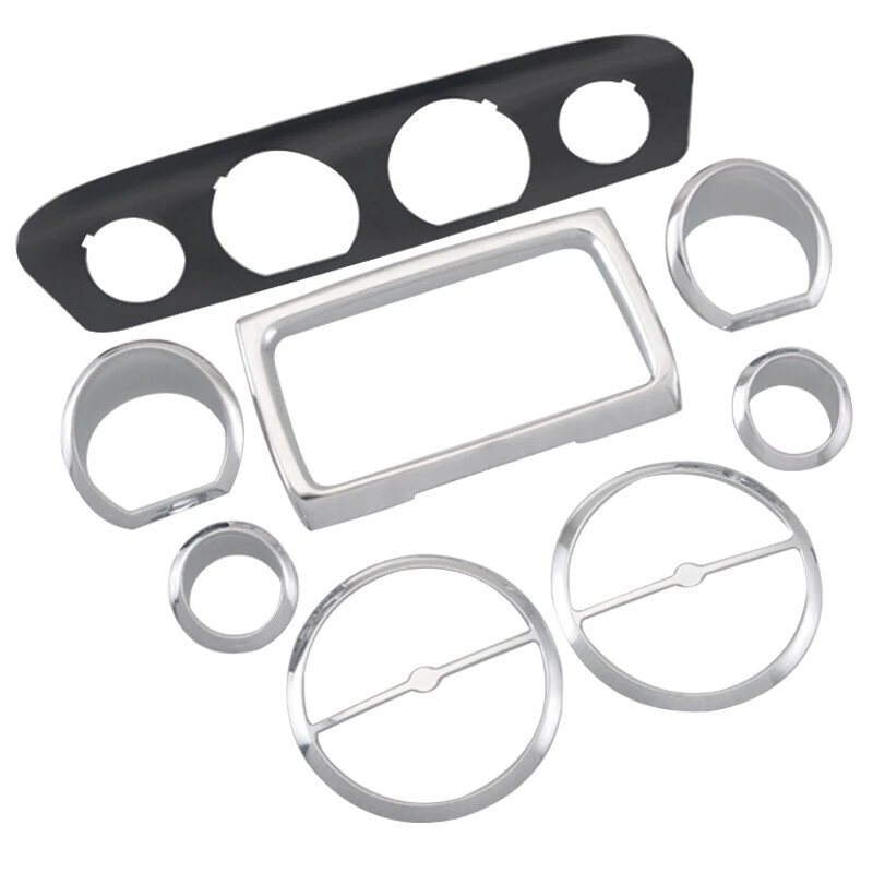 Inner Fairing Speaker Gauge Radio Trim Bezel Kit For Harley Electra Street Glide - Image 3 of 4