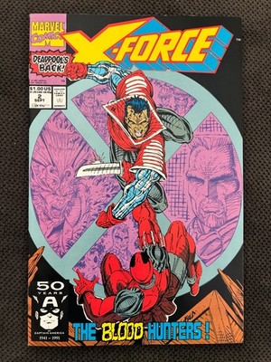 X-Force #2 (Marvel Comics 1991) ''2nd Appearance of Deadpool'' Rob Liefeld - NM