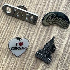 chicago usa pin badge Bundle Lot Pewter John Hancock Center
