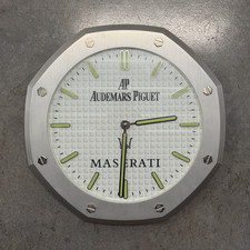 Rare Audemars Piguet Maserati Royal Oak-style Dealer Wall Clock