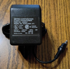 9V DC 300mA Power Adapter Wall Charger Transformer 3.5mm Mono Phone Plug Tip 