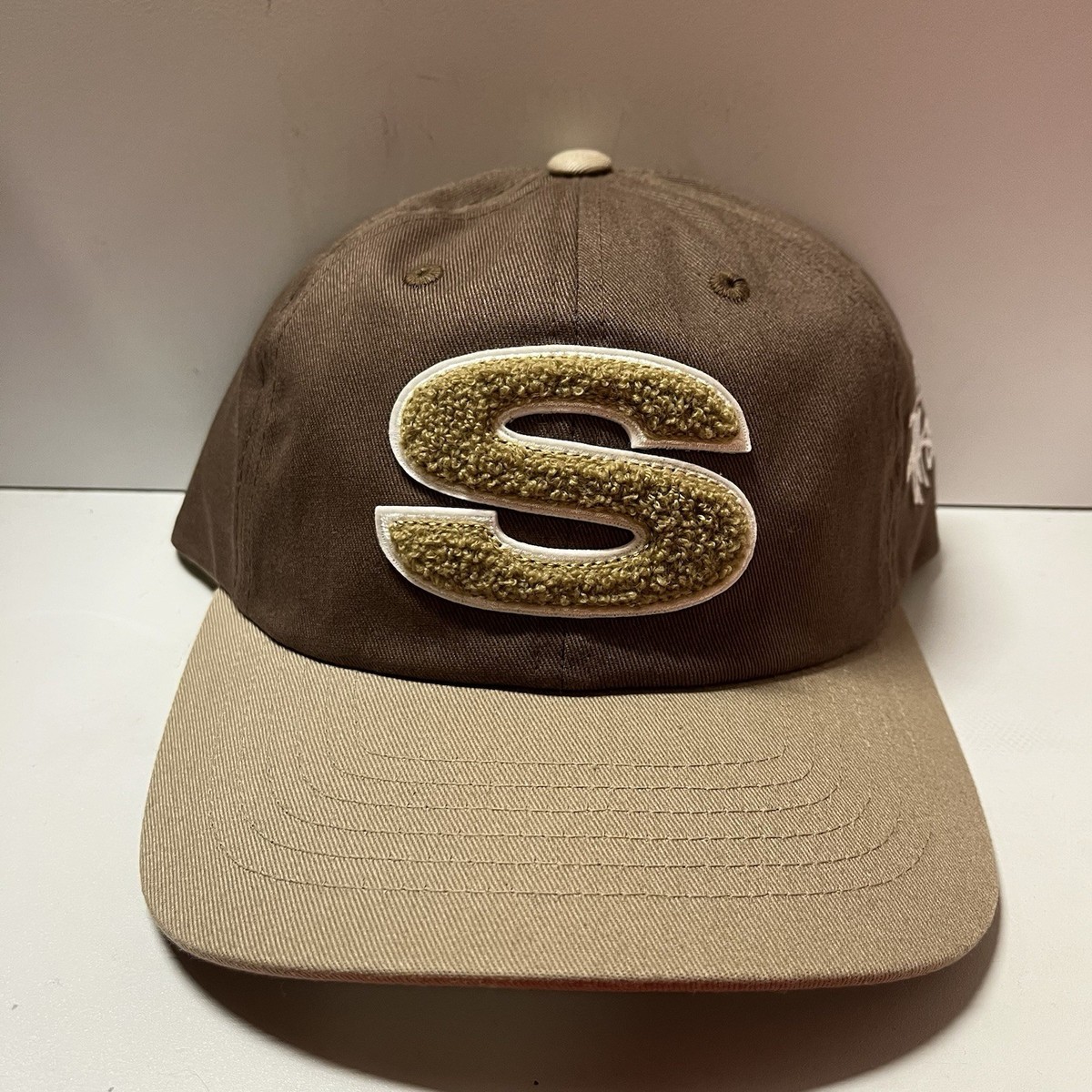 Stussy Sロゴブラウンキャップ Stussy Chenille S Low Pro Cap Brown / Genuine / FAST & SAFE | eBay