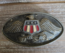Vintage 1970s American Eagle Patriotic Belt Buckle