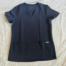 Figs Shirt Womens Size XS Casmo Scrub Top Limited Quiet Navy