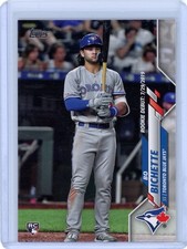 2020 Topps Update Bo Bichette Toronto Blue Jays Rookie Debut Base Card #U-1
