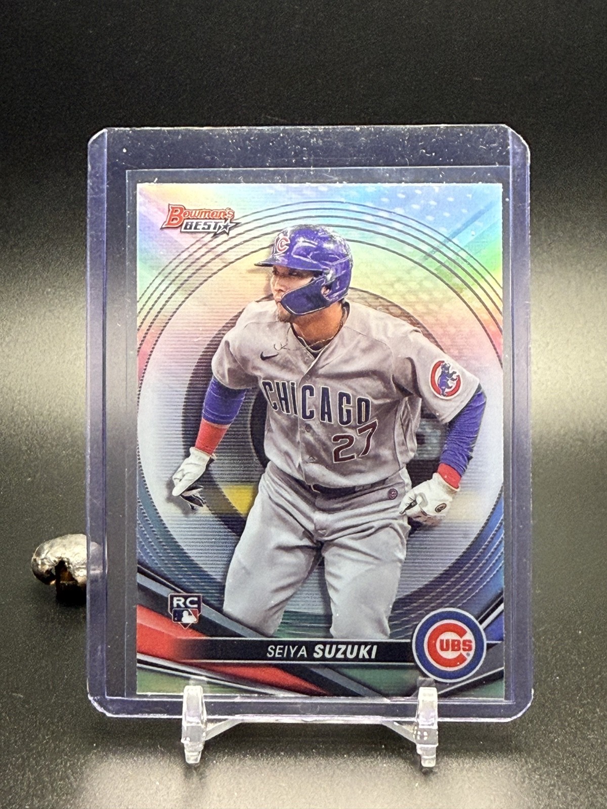 2022 Bowman's Best Rookie Refractor Seiya Suzuki #41 Chicago Cubs