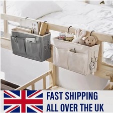 Bedside Storage Caddy Hanging Bed Pocket Organiser for Books & Remotes