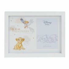 Image of Disney Magical Beginnings Photo Frame 4x6" - Simba New Baby Gift Idea