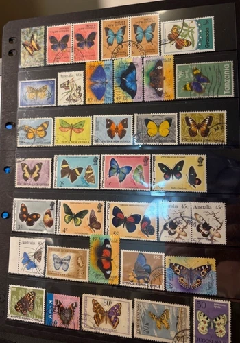 Butterflies-thematics lot 1 includes some beautiful items (37 stamps) [896]