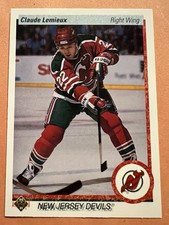 Claude Lemieux 1990-91 Upper Deck New Jersey Devils Hall of Famer MVP
