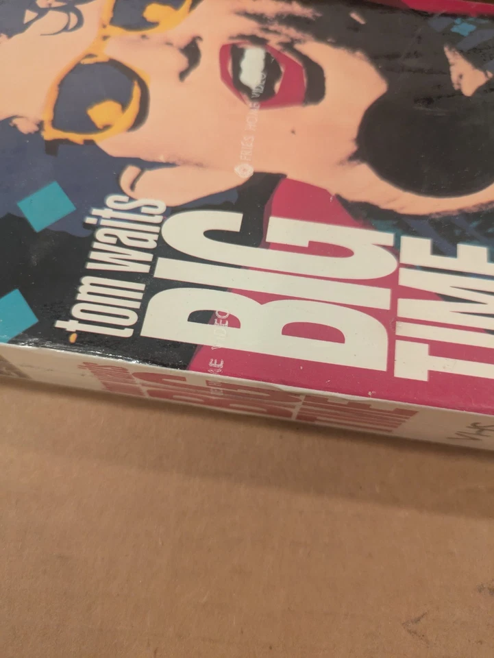 Tom Waits - Big Time (VHS, 1988) Fries Home Video Live Concert NEW Watermark  - Image 3 of 4