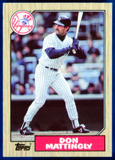 1987 TOPPS TIFFANY #500 DON MATTINGLY YANKEES  NM-MT OR BETTER SET-BREAK