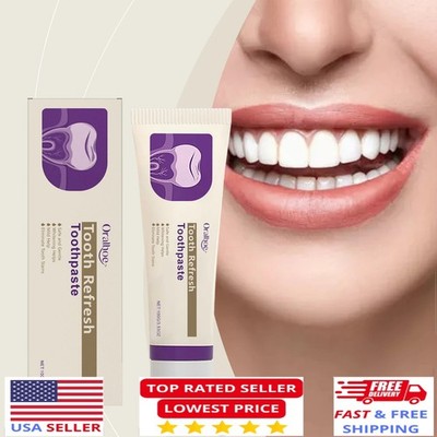 Teeth Whitening Toothpaste Refresh Freshen Breath Intensive Stain Removal Pain